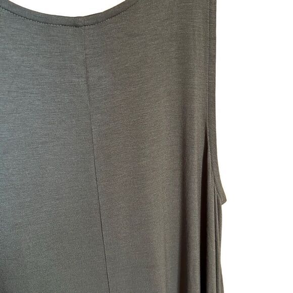CASLON NORDSTROM TANK DRESS XS GREEN SWING SOFT SORREL READY TO GO EFFORTLESS - Picture 5 of 9